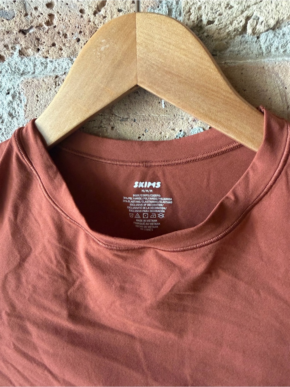 Skims Tee Rust M - Picture 2 of 2